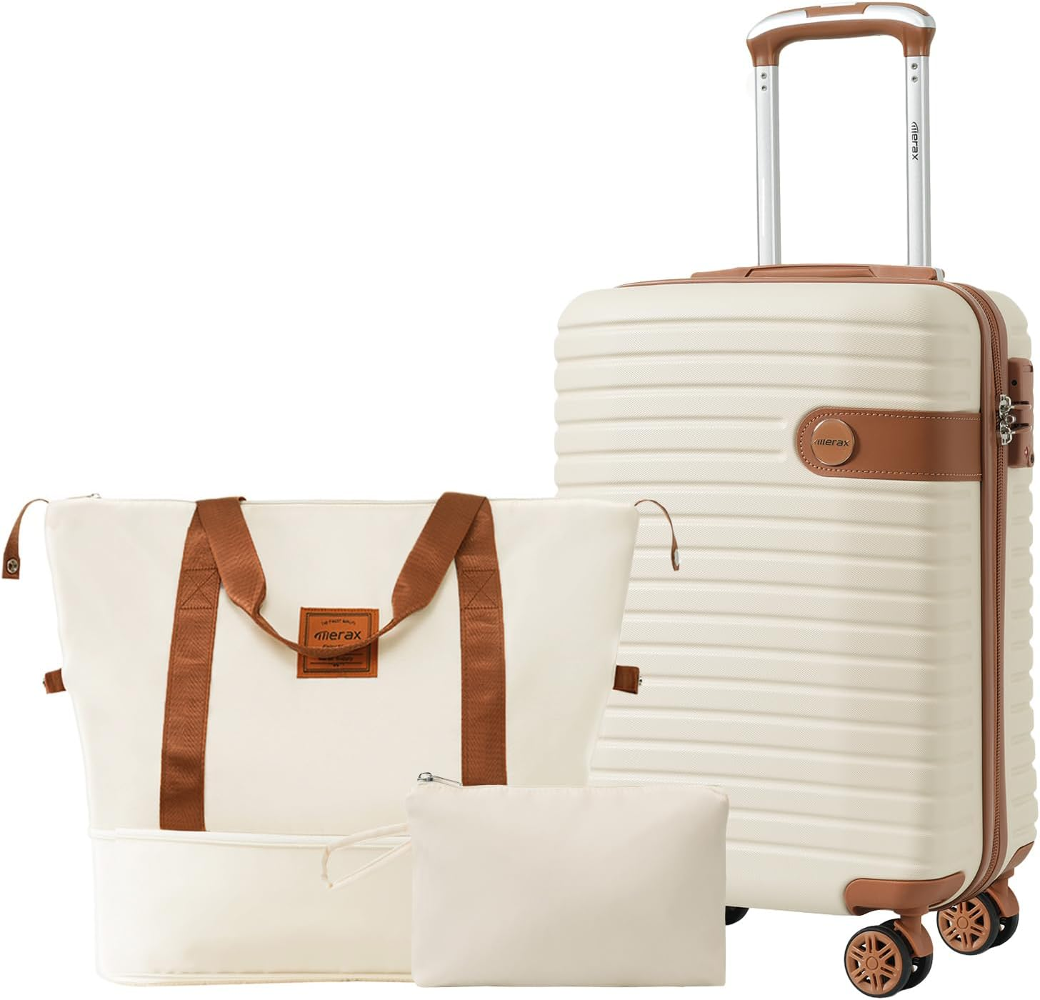 Luggage Sets 3 Piece Carry on Luggage 22X14X9 Airline Approved, ABS Lightweight