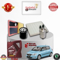 Inspektionskit Filter + ÖL Skoda Fabia II 1.4 16V 63KW 86CV Von 2012->