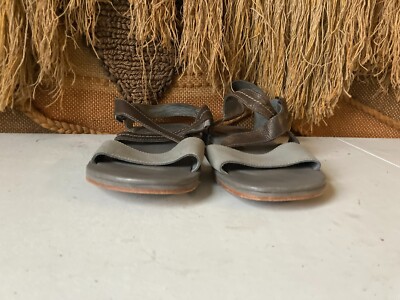 UGG AUSTRALIA MEN’S TUSTIN‎ GRAY SANDALS 1004075 SANDALS SZ 13 UGG AUSTRALIA TUSTIN METAL GREY LEATHER SANDALS MENS SIZE 12  main image 4