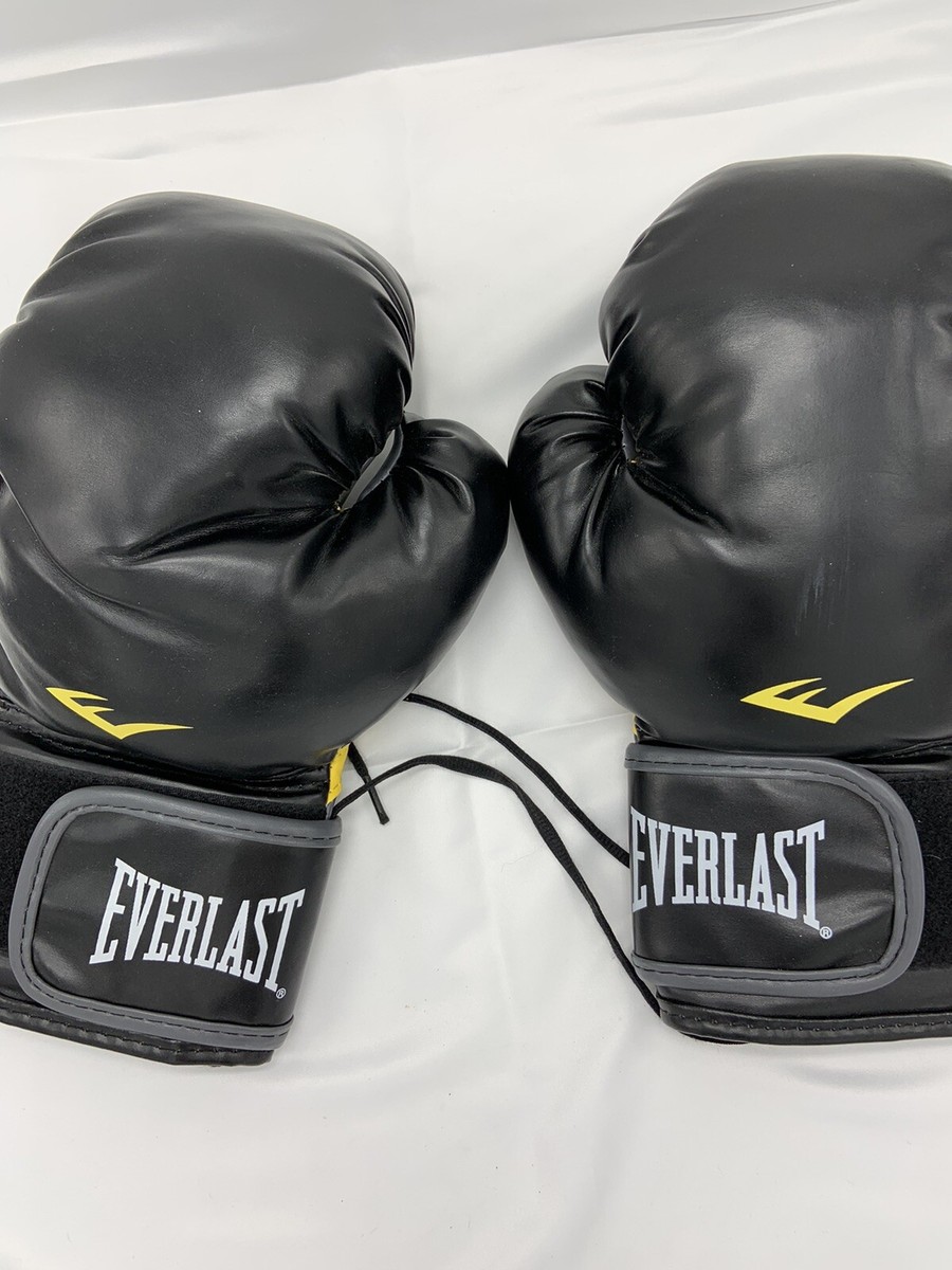 Everlast Classic Boxing Training Gloves Black 12oz Look New | eBay