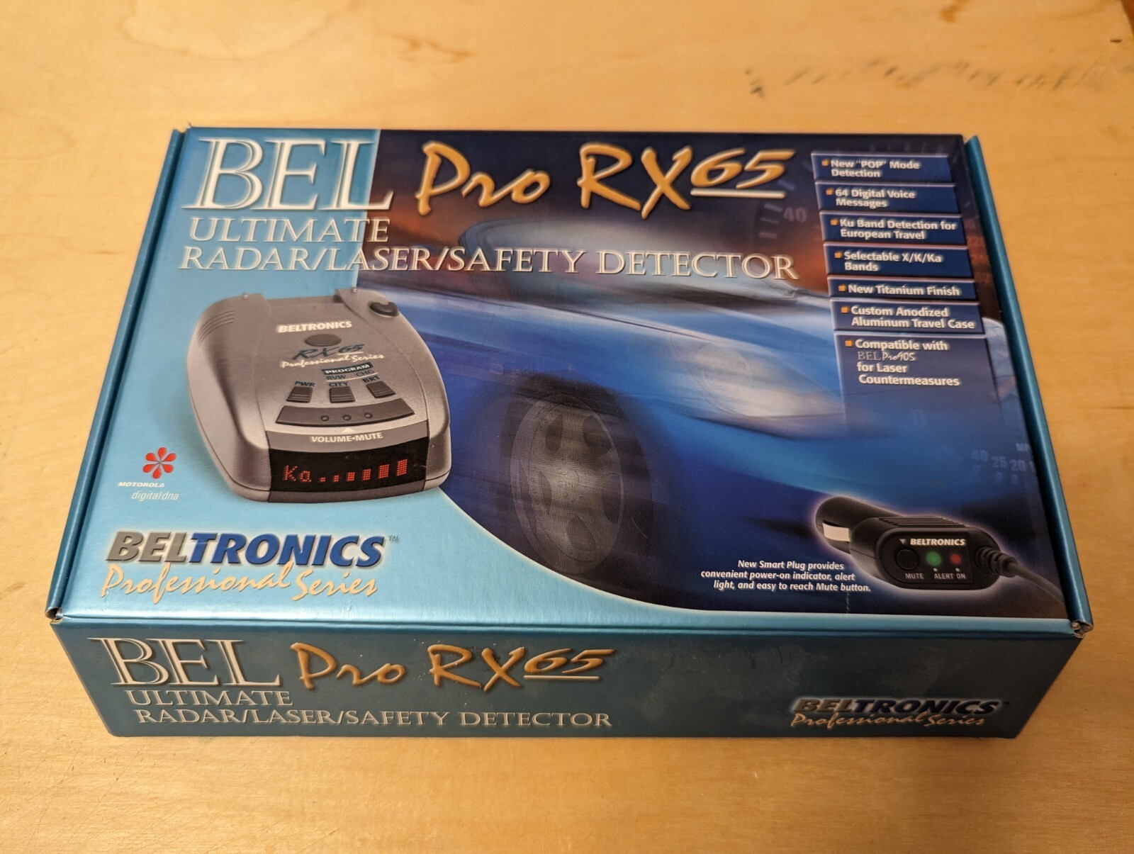 Image of Beltronics RX65 radar detector at eBay