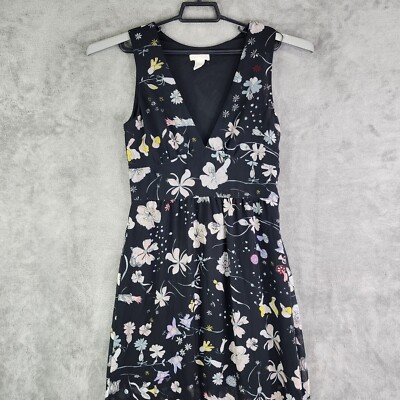 h&m floral black dress Women Maxi V Neck Sleeveless Size 10 0726_fl Diagonal seam across the Color:Red Corset/Black Skirt Choir Dresses & Formal