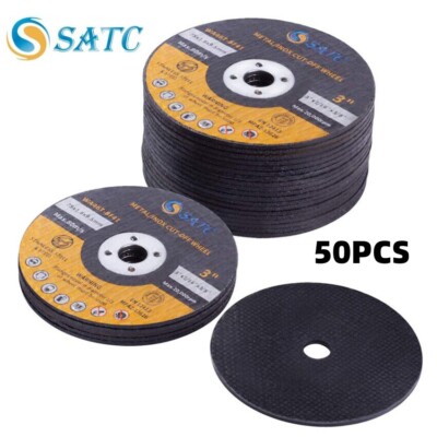 50 PCS 3 inch Cut Off Wheels 3''x1/16''x3/8'' For Grinder Ultra Thin Cutting Disc