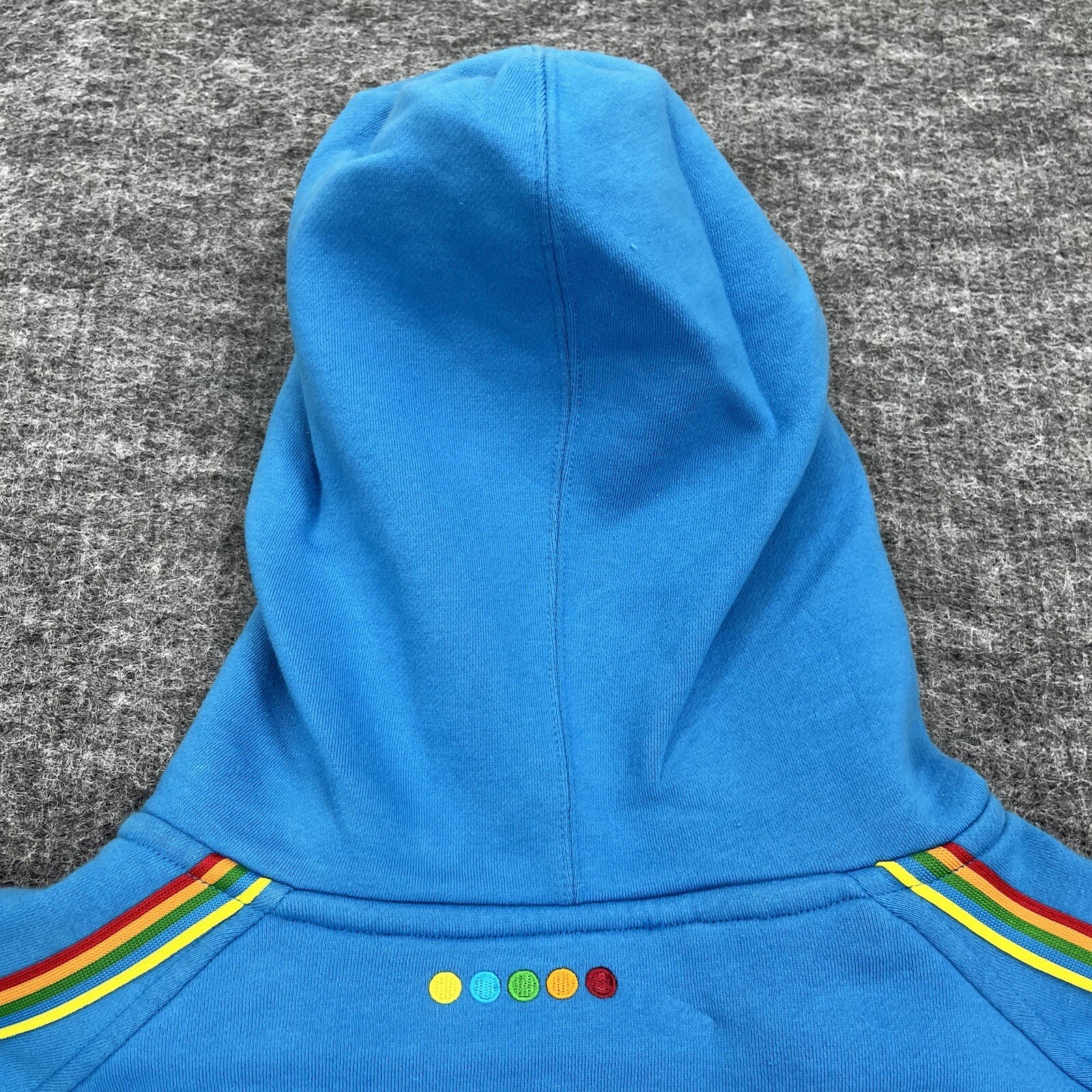 Coogi Hoodie Mens 3XL Blue Hoodie Full Zip Sweater Y2K Sneakers Hip Hop Rap image 9
