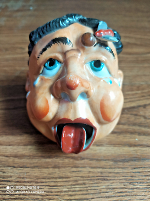 Rare vintage unique man's face ashtray of 50's made in Japan. | eBay
