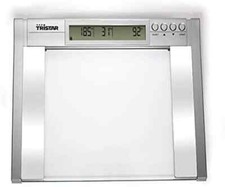 Báscula de baño digital Tristar - Pantalla extra grande, báscula de cuerpo de vidrio con B...