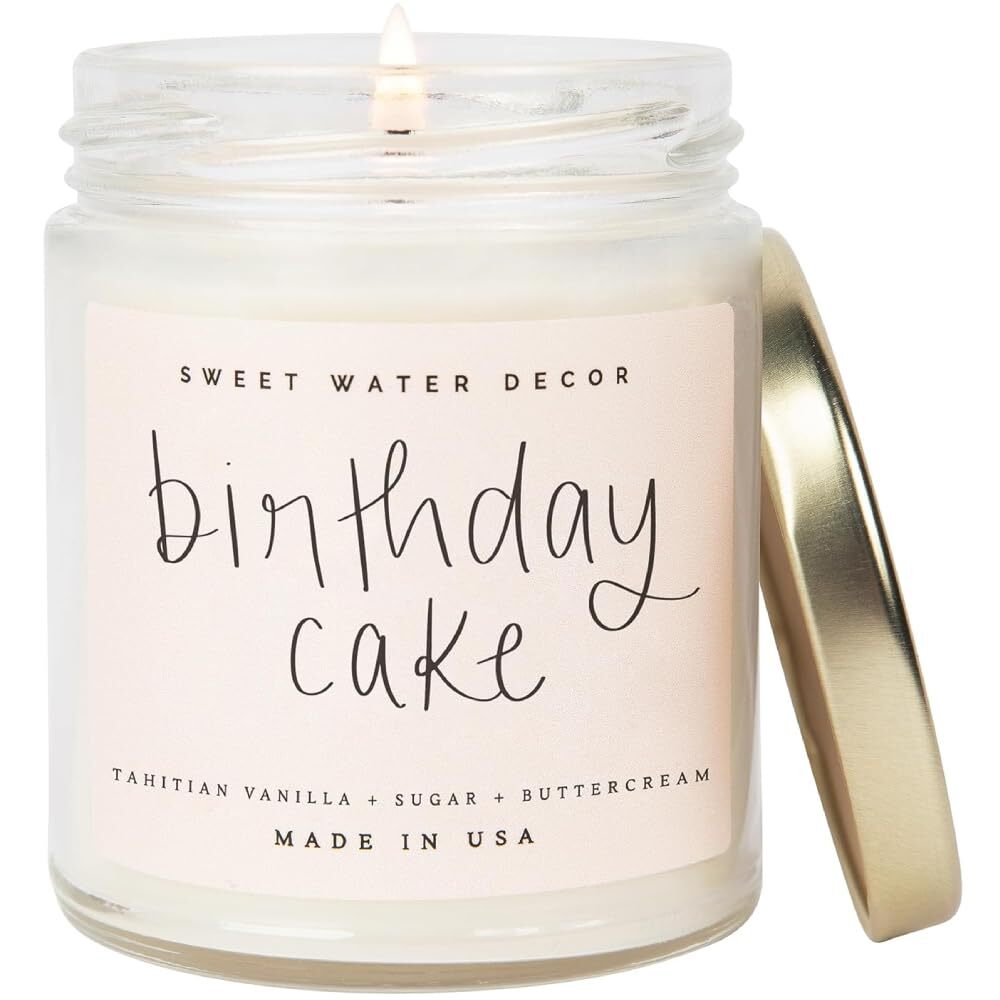 Birthday Cake Candle, Tahitian Vanilla, Powdered Sugar, and Buttered Rum Scen...