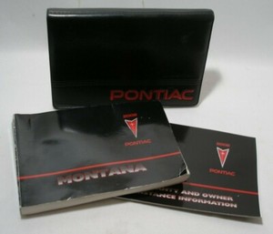 2002 Pontiac Montana Van Owners Automobile Manual Warranty Book Pontiac Ebay