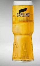 2 X Carling Beer Half Pint Glasses - Official Glass CE Marked Brand New 10oz