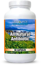 LifeSource Vitamins - Antibiotic Alternative - All Natural & Safe - 90 Caps 