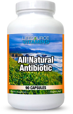 LifeSource Vitamins - Antibiotic Alternative - All Natural & Safe - 90 Caps 