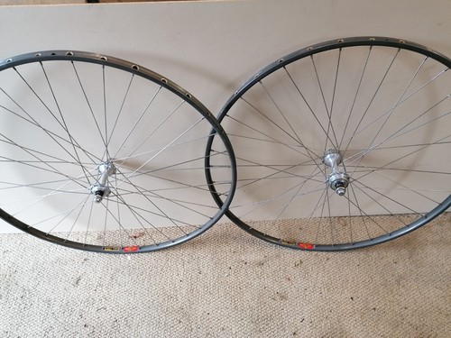 Campagnolo Super Record Pista hub Mavic gel 280 Track Road bike wheelset tub GP4 - Afbeelding 1 van 9