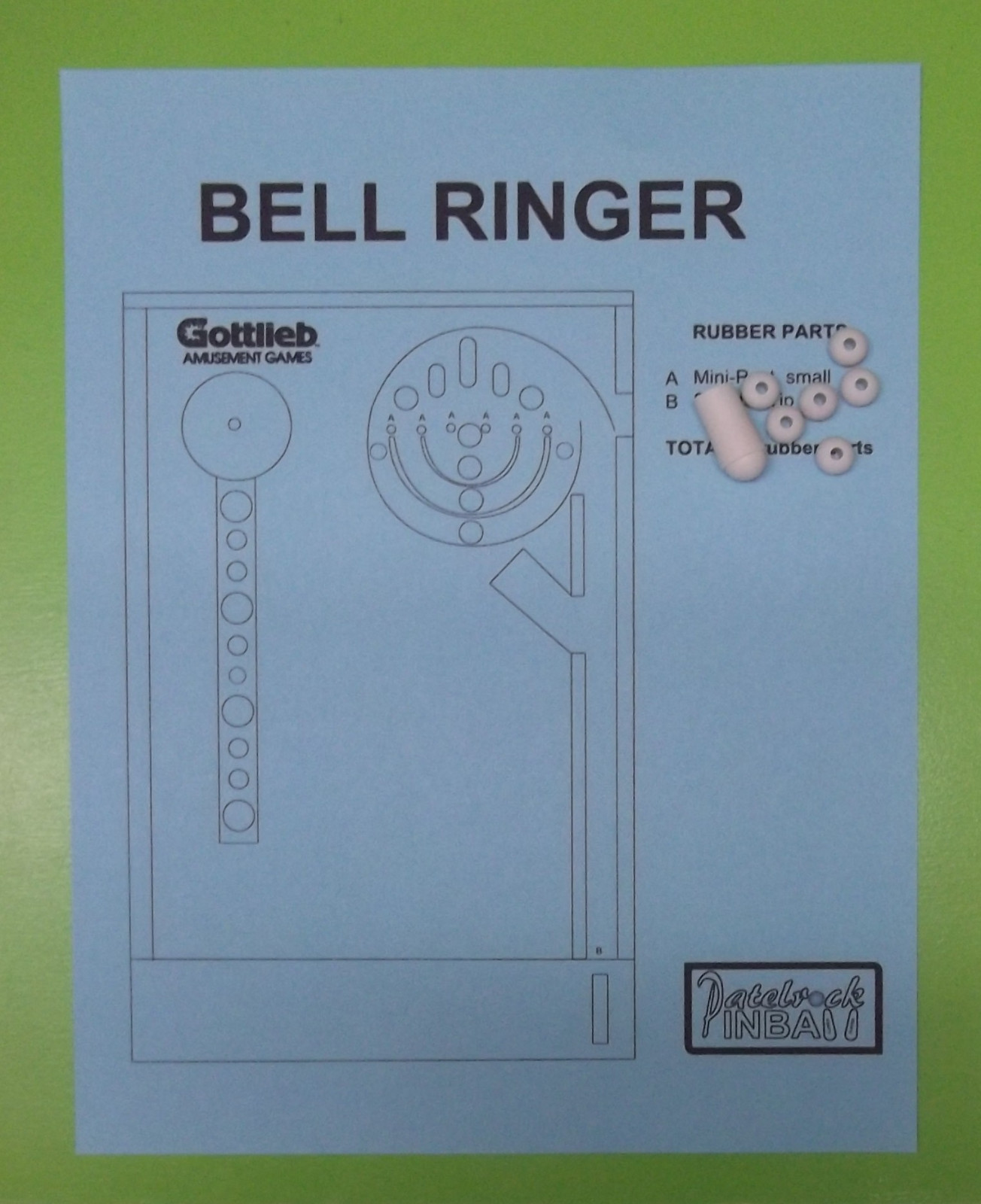 1990 Gottlieb Bell Ringer pinball rubber ring kit eBay