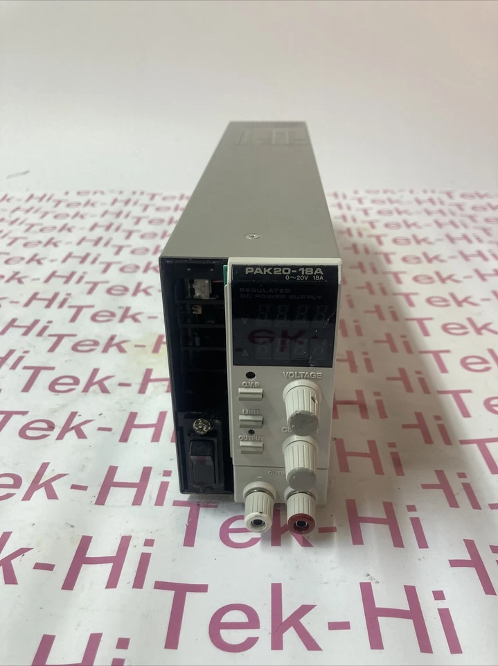 Fuente de alimentación regulada Kikusui PAK20-18A 0~20V 18A PAK20-18A ENVÍO NOCTURNO Foto 2 de 4
