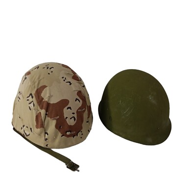 Advanced Combat Ground Troops Paratrooper Military Helmet W/ Liner & Camo Cover