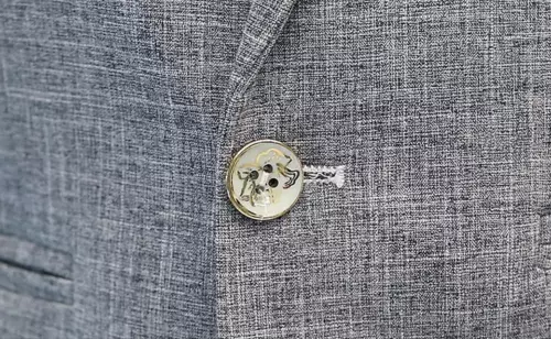 Men Work Blazer Jacket Casual One Button Slim Fit Suit Formal Coat Business Tops - Picture 5 of 21