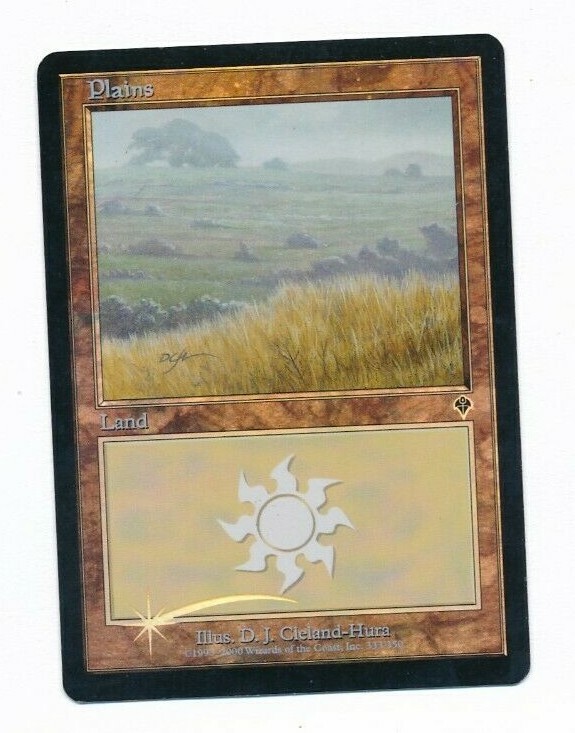 MTG Magic The Gathering FOIL Plains Invasion 333 Heavily Played | eBay