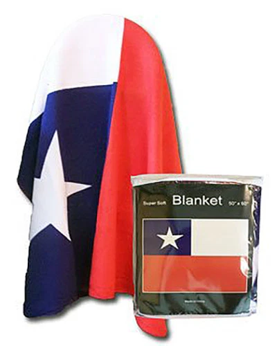 CHILE FLAG POLAR FLEECE BLANKET *NEW* 50x60" Throw La Estrella Solitaria Chilean - Image 2 of 2