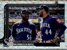 2025 Topps Update Randy Arozarena/Julio Rodriguez Sandglitter foil Mariners