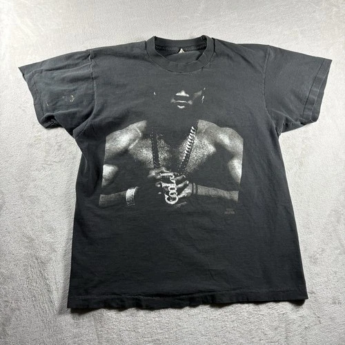 LL Cool J Men’s S Black T-Shirt Screen Stars Ra 1990s vintage concert t-shirt, vintage, single stitch, B+ condition