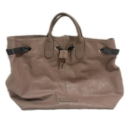 Auth repetto - Pink Beige Leather Tote Bag