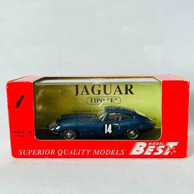 Best Model 9016 Jaguar E Coupe Tourist Trophy 62 Original Box 1:43 Italy
