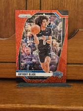 2024-25 Panini Prizm Red Sparkle Prizm Anthony Black #219 