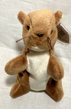 Rare Vintage 1996 Ty Beanie Babies NUTS The Cute Squirrel Very Good Condition 
