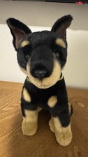 Realistic Doberman Dog Stuffed Animal Plush Toy, Animal Plushies, 11in