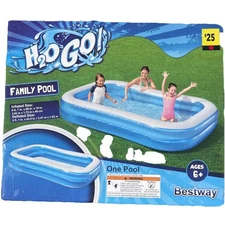 H2OGO  Inflatable Family Play Pool - Blue - Brand New 186 Gal - Kiddie Pool
