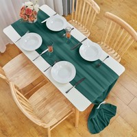 TischläUfer Chiffon, Hochzeit TischläUfer, 70X300 Cm, Waschbar Dekostoff Tisch