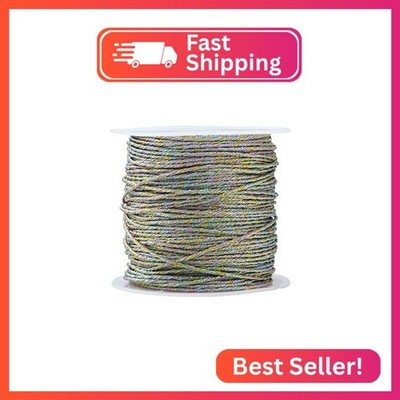 LiQunSweet 21 Yards 1mm / 15-Ply Metallic Cord Beading Thread Cording Crafting a