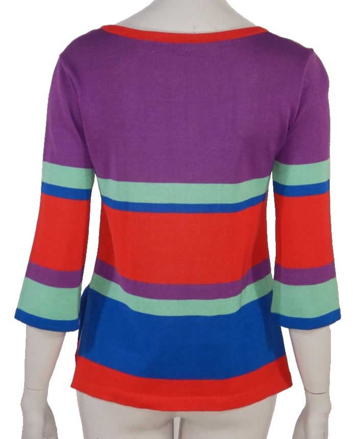 Camicia vintage Saint Laurent Rive Gauche in maglia di cotone taglia S