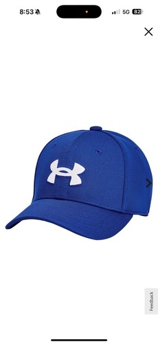 Royal Blue Youth UA Baseball Cap Size S/M - Picture 2 of 5