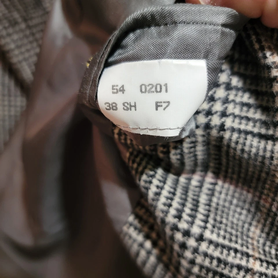 Brooks Brothers 100% Camelhair Blazer 38 短格伦格子美国制造运动外套 — 第 4/4 张图片