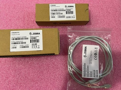 Brand New Sealed Zebra CS6080-HC4F00BVZWW Wireless Barcode Scanner & Cradle