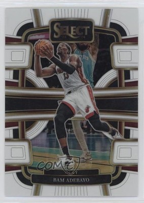 2023-24 Panini Select Concourse White Prizm 118/149 Bam Adebayo #59 13lw