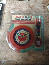 Timex Kids Time Teachers Analog Watch Interactive Clock Learn Tell Time New