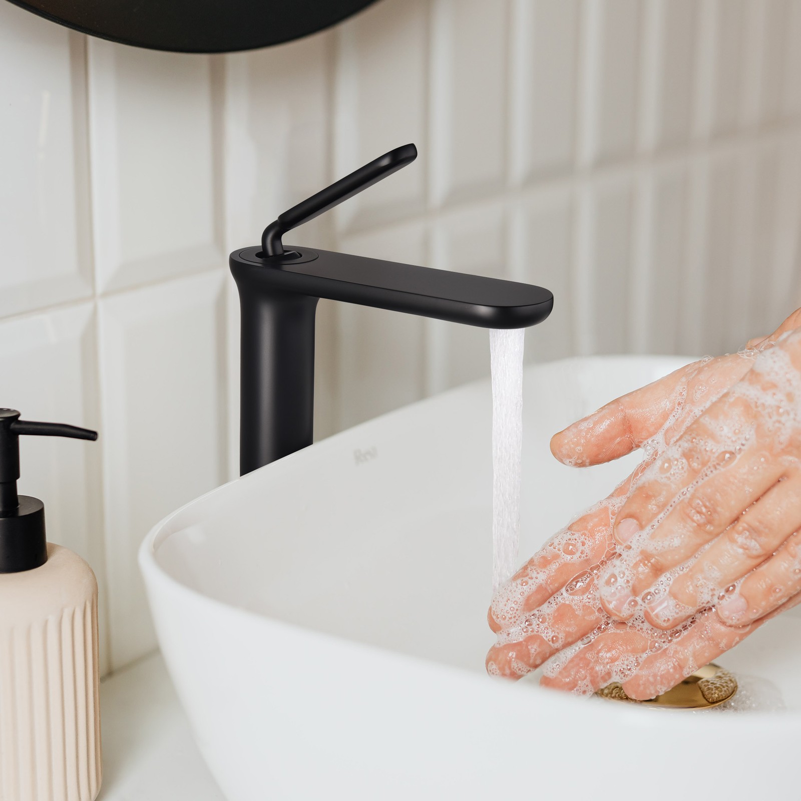 2 Pack Bathroom Sink Faucet Single Hole 1 Handle Lavatory Mixer Tap Matte Black