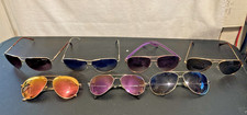 Vintage Aviator Sunglasses Lot of 7 Mixed Styles Mostly Unbranded Polarized