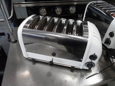 New Unused Dualit 6 Slice Slot Toaster White £125 + Vat
