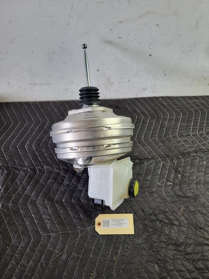 PORSCHE BOXSTER 718 2.0L cilindro mestre de freio e reforço USADO FABRICANTE DE EQUIPAMENTO ORIGINAL 98135502534 - Imagem 2 de 4