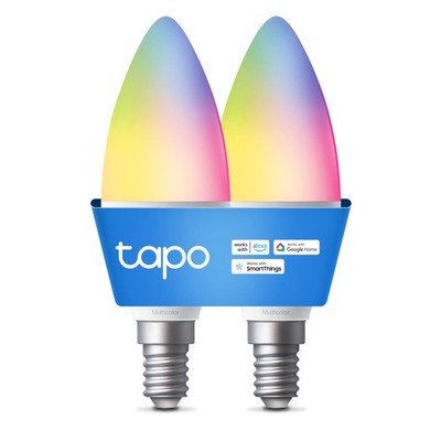 L430C2-Pack Smart Wi-Fi Light Bulb E14 470 Lumens 16 Million Colors Dimmable Timeline...