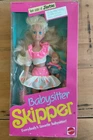 Barbie Babysitter Skipper Doll Teen Sister Of Barbie Vtg 1990 Mattel 9433 & Baby
