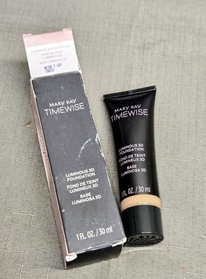 Mary Kay Timewise Luminous 3D Foundation Beige - 1oz Full Size - Brand New