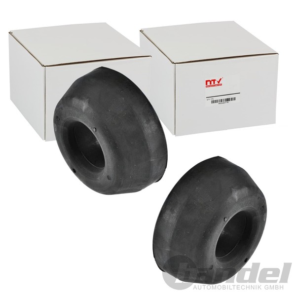 2X NTY Querlenkerlager Buchse AußEn Hinten Unten Passend FüR Mitsubishi Pajero P-image