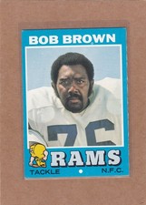 1971 TOPPS FOOTBALL BOB BROWN #16 RAMS EX/EX+ *A40858