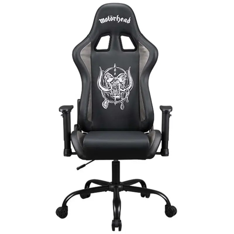 Siège gamer Motörhead pour adulte - Fauteuil de bureau ergonomique noir en similicuir