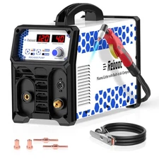 Reboot Plasma Cutter With Built In Air Compressor 40A 120V， 3/8 Inch Clean Cut