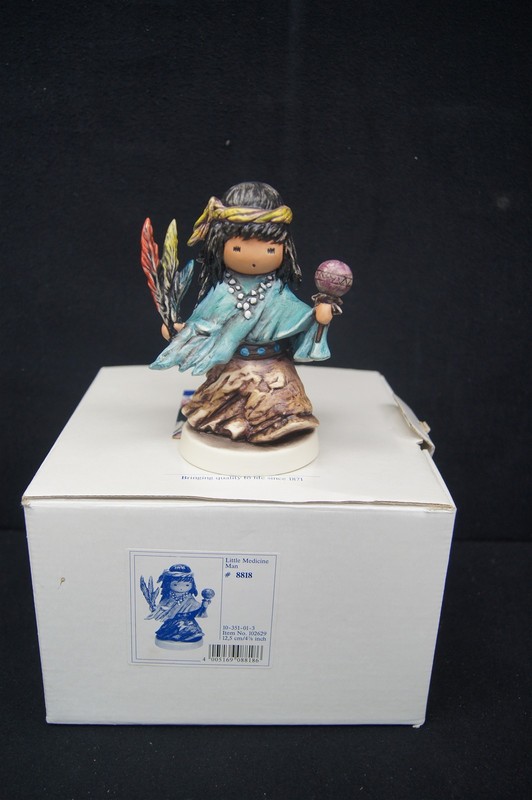 GOEBEL DeGRAZIA Porcelain Figurine #10-351 Little Medicine 4 7/8"